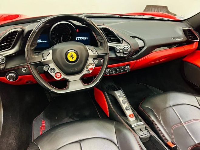 Ferrari 488 Spider V8 3.9 T 670ch Rosso Corsa Met 