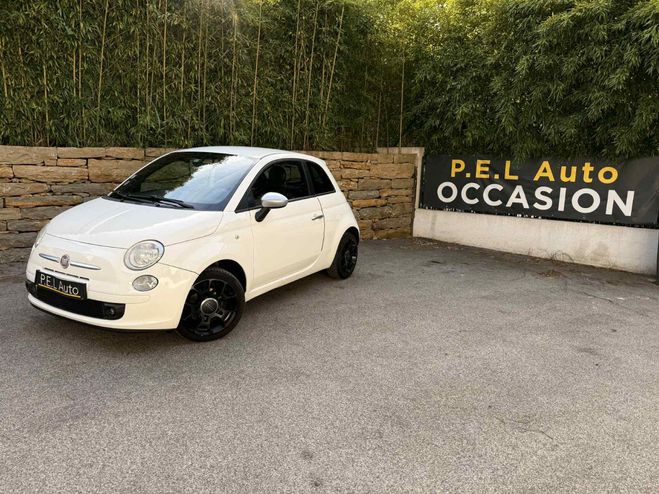 Fiat 500 0.9 8V 85 ch SetS Lounge Blanc de 2012