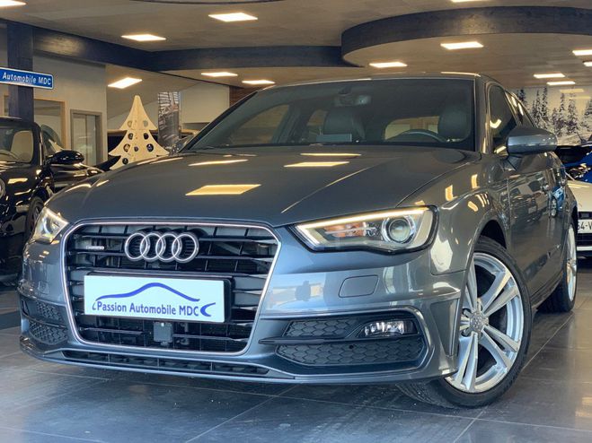 Audi A3 Sportback A3 III 2.0 TDI 184 S LINE QUAT Gris Metal de 2015