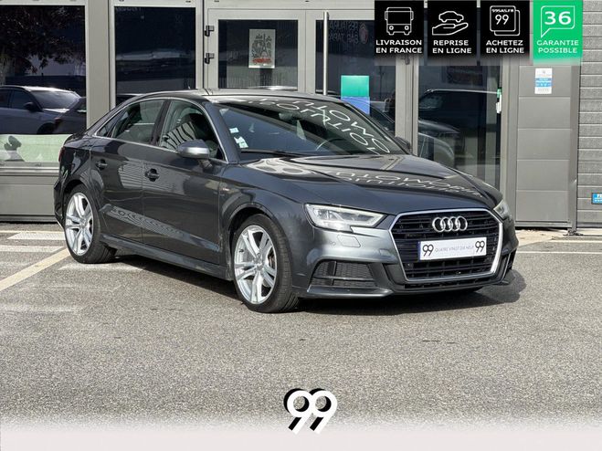 Audi A3 150 TDI - BERLINE - S-LINE GRIS DAYTONA EFFET NACRE de 2017