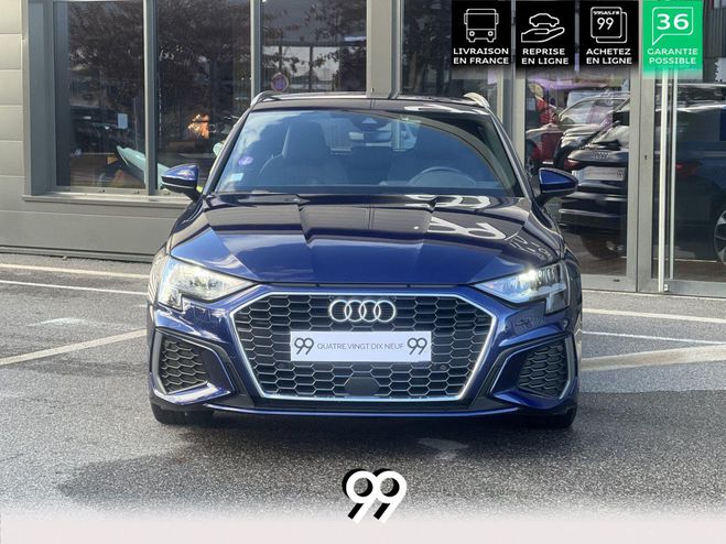 Audi A3 Sportback 35 TFSI 150ch S line Attelage  BLEU NAVARRA MTALLISE de 2021