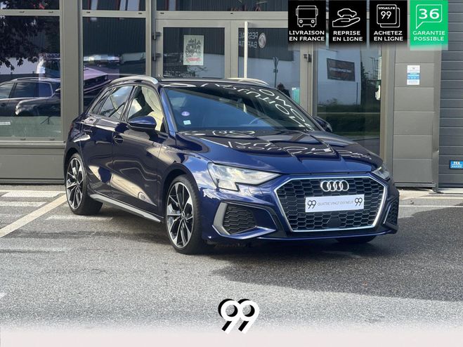Audi A3 Sportback 35 TFSI 150ch S line Attelage  BLEU NAVARRA MTALLISE de 2021