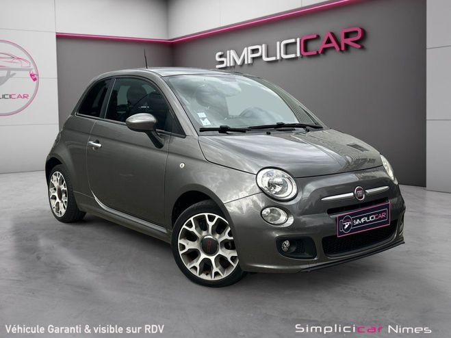 Fiat 500 S 1.2 8V 69 ch - Climatisation Auto - Di Gris de 2014