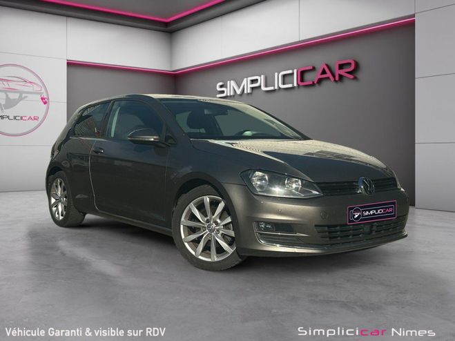 Volkswagen Golf 7 1.4 TSI 140 DSG7 CARAT - Rgul Adapt - Gris de 2013