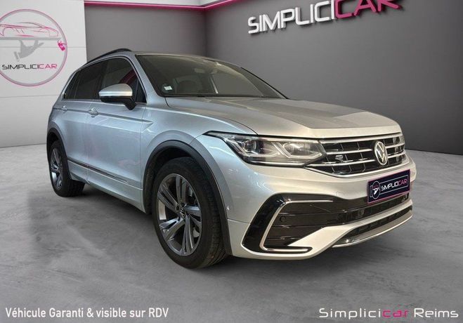 Volkswagen Tiguan II 1.4 TSI 150 Ch DSG6 CARAT Pack R line Gris de 2017