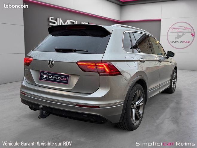 Volkswagen Tiguan II 1.4 TSI 150 Ch DSG6 CARAT Pack R line Gris de 2017
