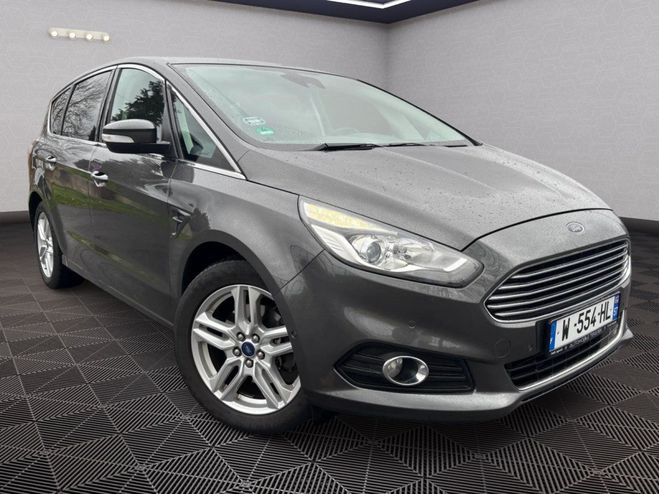 Ford S Max Titanium 2.0 TDCi 180 ch PowerShift 2016 Gris de 2016