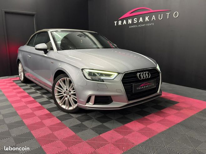 Cliquer pour voir la photo suivante Audi A3 CABRIOLET 2.0 TDI 150ch Design Luxe ORIG Gris de 2016