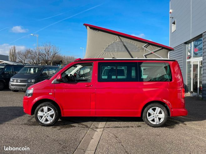 Volkswagen California VW T5 BEACH 2.0L TDi 140Ch 102mkm 4 moti Rouge de 2015