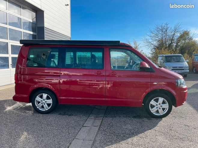 Volkswagen California VW T5 BEACH 2.0L TDi 140Ch 102mkm 4 moti Rouge de 2015