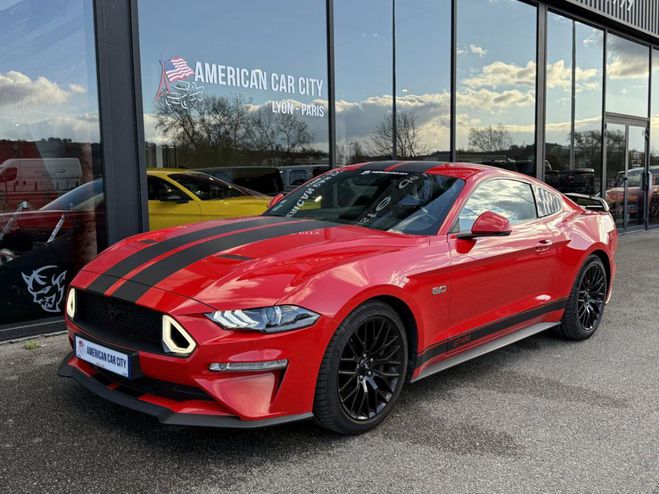 Ford Mustang GT FASTBACK 5.0L V8 BVM - Pas de malus ROUGE de 2018