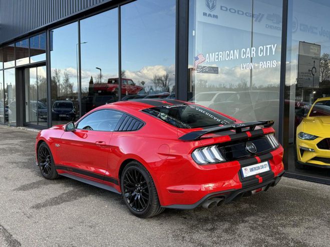 Ford Mustang GT FASTBACK 5.0L V8 BVM - Pas de malus ROUGE de 2018