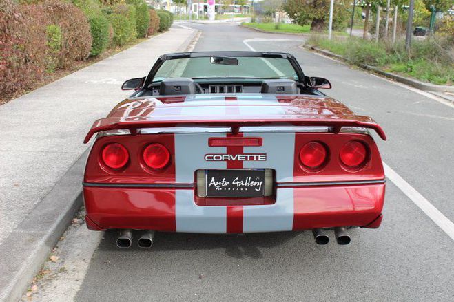 Chevrolet Corvette C4 CABRIOLET 5.7 BVA ROUGE RUBIS de 1987