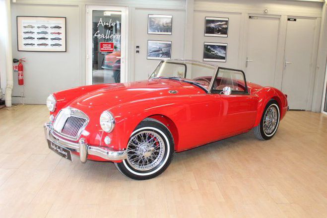 Cliquer pour voir la photo suivante MG MGA CABRIOLET 1500 Rouge de 1958
