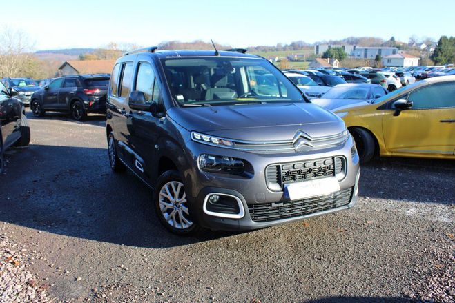Cliquer pour voir la photo suivante Citroen Berlingo 4 FEEL BLUE HDI 100 CV CLIM GPS 3D CAMÉR Gris Platinium de 2019