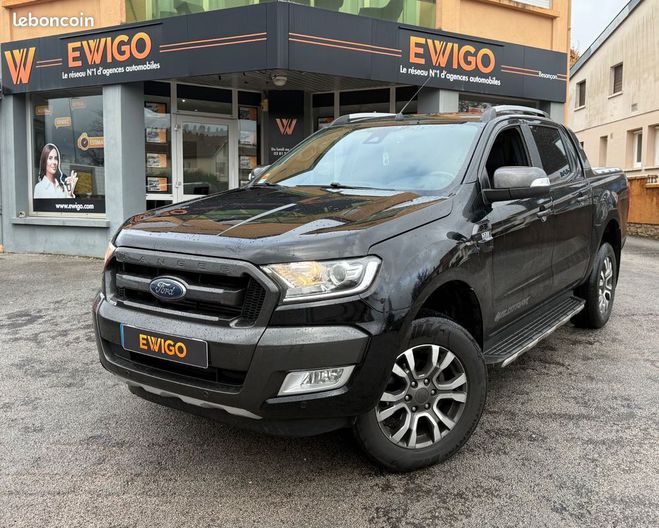 Ford Ranger double cabine 3.2 tdci 200 ch wildtrak 4 Noir de 2018