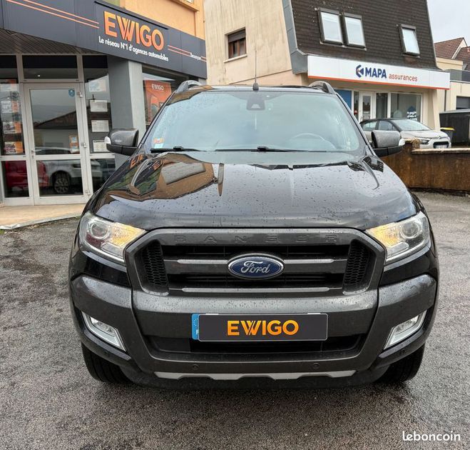 Ford Ranger double cabine 3.2 tdci 200 ch wildtrak 4 Noir de 2018