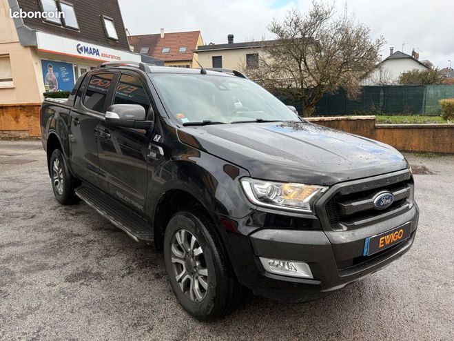 Ford Ranger double cabine 3.2 tdci 200 ch wildtrak 4 Noir de 2018
