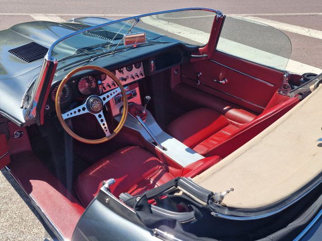 Jaguar E-Type E Cabriolet Srie 1 3.8 Gunmetal de 1963