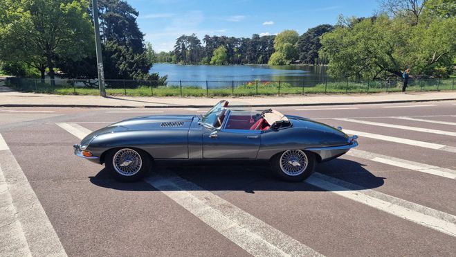 Jaguar E-Type E Cabriolet Srie 1 3.8 Gunmetal de 1963