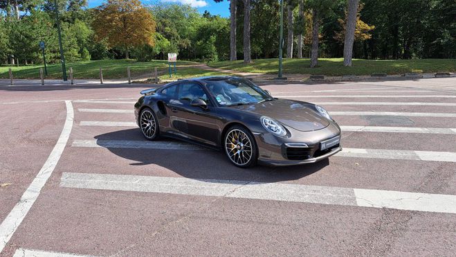 Porsche 911 991.1 Turbo S Brun Anthracite Mtallis de 2014