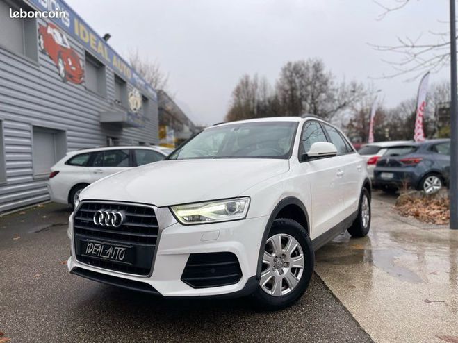 Audi Q3 (2) 2.0 TDI 150ch Ambiente Quattro S Tro Blanc de 2015