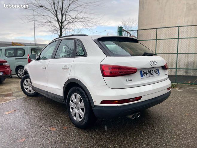 Audi Q3 (2) 2.0 TDI 150ch Ambiente Quattro S Tro Blanc de 2015