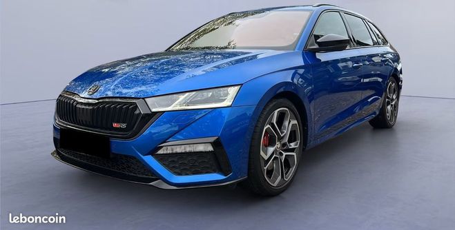 Cliquer pour voir la photo suivante Skoda Octavia Combi RS 2.0TSI 245CH ACC-DSG-GPS-LED-KE Bleu de 2022