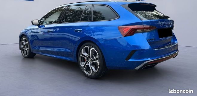 Skoda Octavia Combi RS 2.0TSI 245CH ACC-DSG-GPS-LED-KE Bleu de 2022