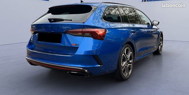 Skoda Octavia Combi RS 2.0TSI 245CH ACC-DSG-GPS-LED-KE Bleu de 2022
