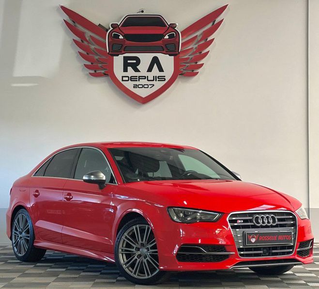 Audi S3 BERLINE 2.0 TFSI 300CH QUATTRO Rouge Mtallis de 2016