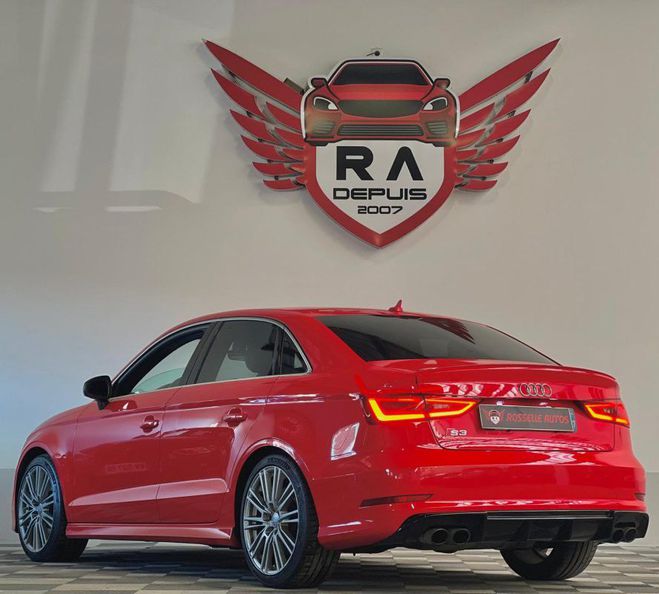 Audi S3 BERLINE 2.0 TFSI 300CH QUATTRO Rouge Mtallis de 2016