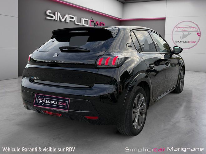 Peugeot 208 BUSINESS Electrique 50 kWh 136ch Allure  Noir de 2020