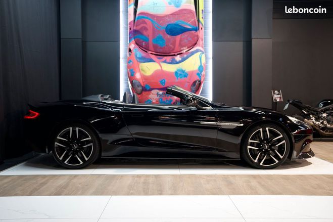 Aston martin Vanquish II VOLANTE V12 6.0 576cv | Origine Franc Noir de 2016