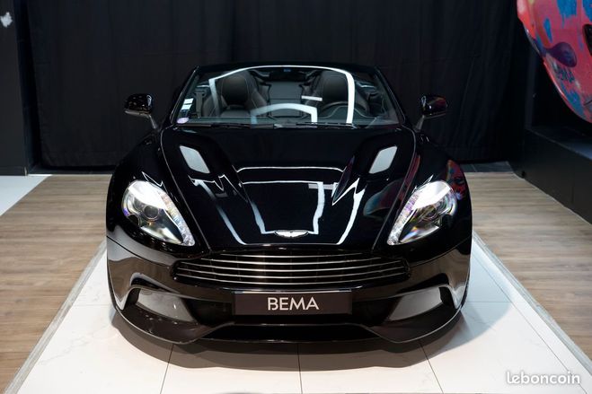 Aston martin Vanquish II VOLANTE V12 6.0 576cv | Origine Franc Noir de 2016