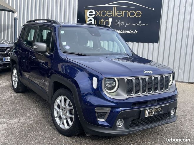 Jeep Renegade 1.3 GSE T4 150CH LIMITED BVR6 Bleu de 2019