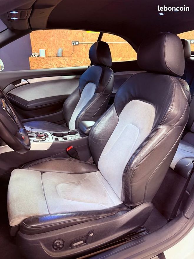 Audi S5 CABRIOLET 3.0 V6 TFSI 333 QUATTRO S TRON Blanc de 2011