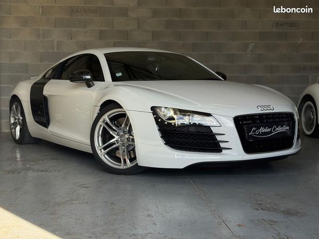 Audi R8 QUATTRO 4.2 FSIQ PACK CARBON BOITE R-TRO Blanc de 2008