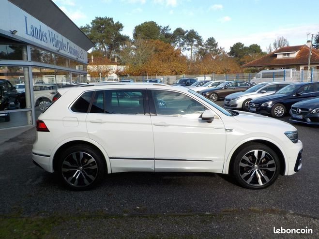 Volkswagen Tiguan BI-TDI 240ch 4MOTION DSG7 R-Line Blanc de 2018