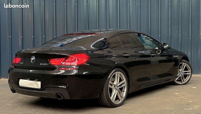 BMW Serie 6 640 i phase 2 3.0 320ch PACK M BVA8 Gara Noir de 2017