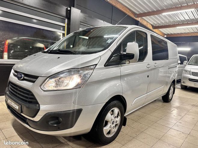 Cliquer pour voir la photo suivante Ford Custom TRANSIT FG 310 L2H1 2.2 TDCI 125CH TREND Gris de 2015