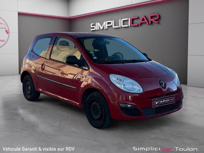 Renault Twingo II 1.2 16v 75cv Authentique - 1�RE MAIN  Rouge de 2009