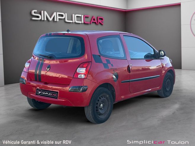 Renault Twingo II 1.2 16v 75cv Authentique - 1�RE MAIN  Rouge de 2009