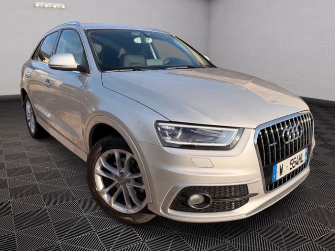 Audi Q3 2.0 TDI 140 S-LINE QUATTRO XENONS GPS 62 Gris de 2013
