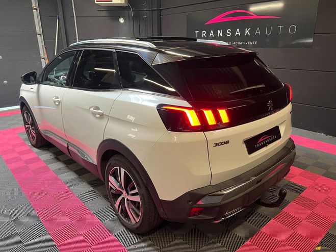 Peugeot 3008 1.6 THP 165ch SS EAT6 GT Line / Toit Ouv Blanc de 2018