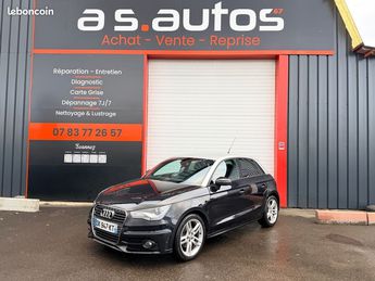  Voir détails -Audi A1 Sportback 1.6 TDI 105 CV S-LINE LED XNO à Bischwiller (67)