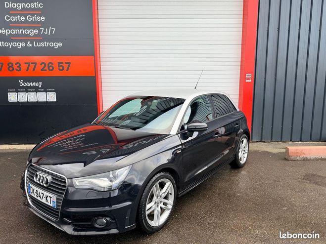 Audi A1 Sportback 1.6 TDI 105 CV S-LINE LED XNO Noir de 2012