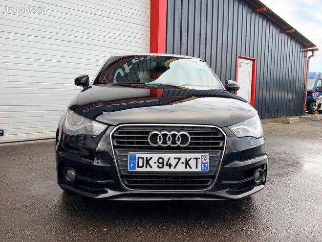 Audi A1 Sportback 1.6 TDI 105 CV S-LINE LED XNO Noir de 2012
