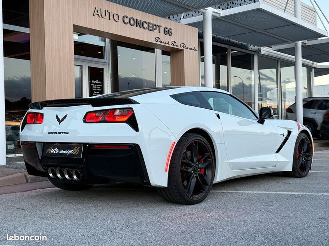 Chevrolet Corvette C7 STINGRAY TARGA 6.2i V8 467 Ch Blanc de 2018