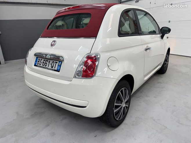 Fiat 500 500C 1.2 8v 69ch S&S Lounge garantie Blanc de 2011